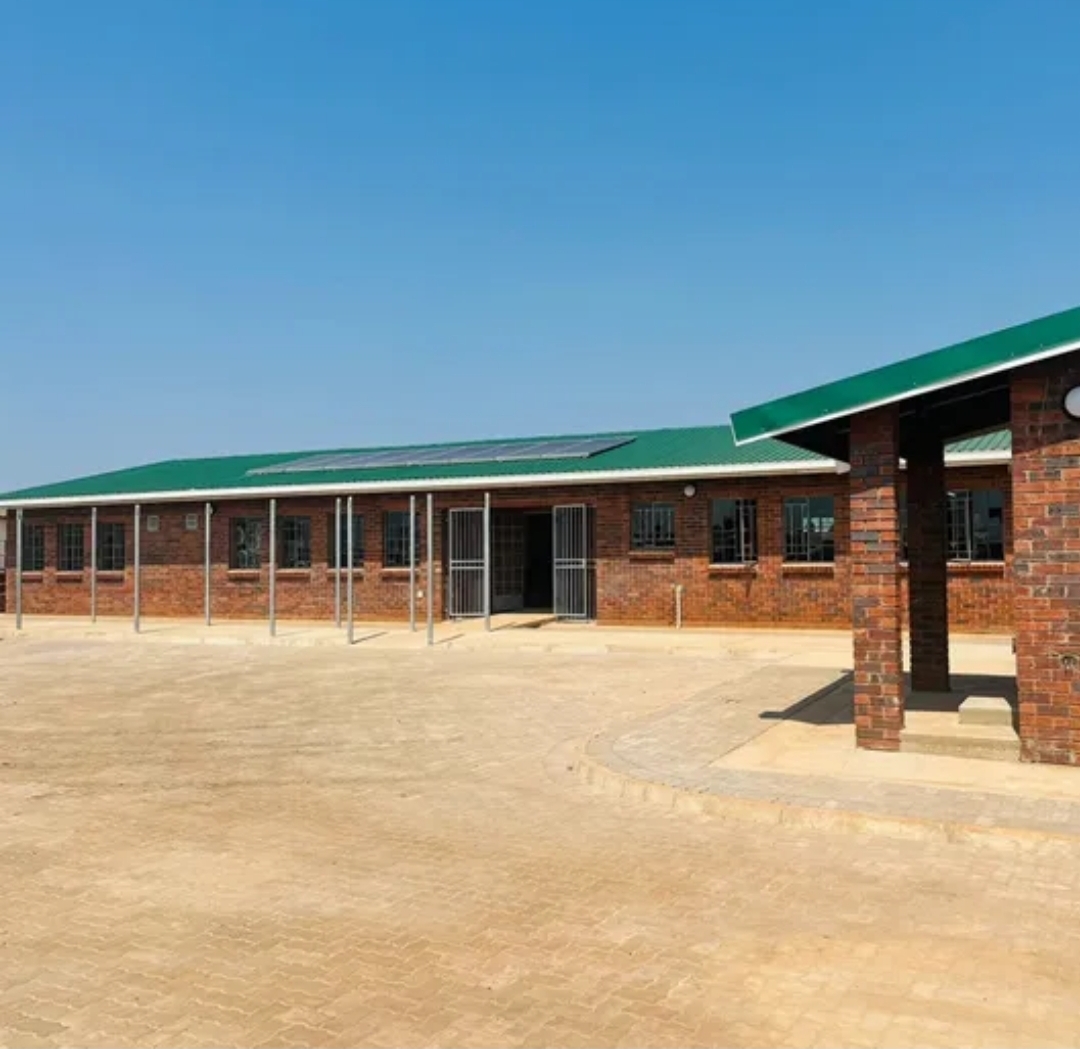 Completed school project KZN — steel windows and door frames